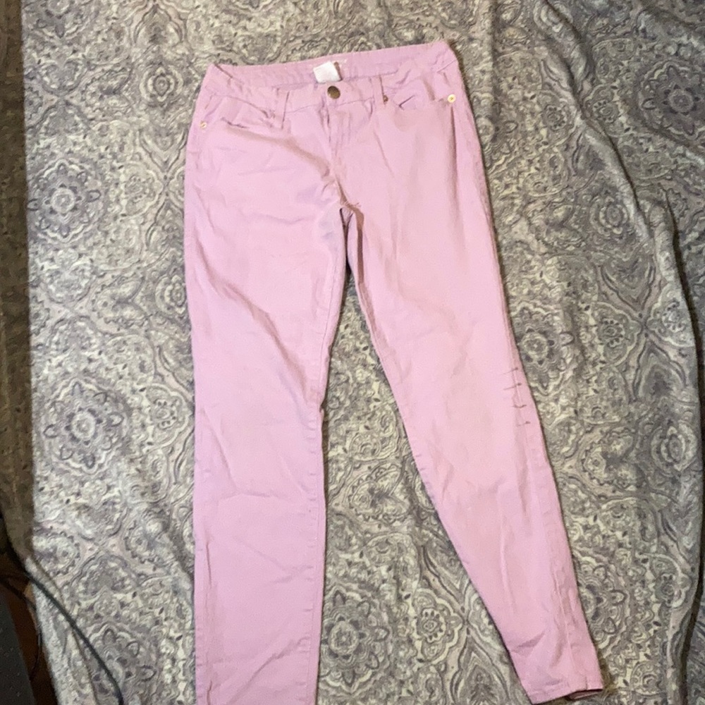 Pink jeans